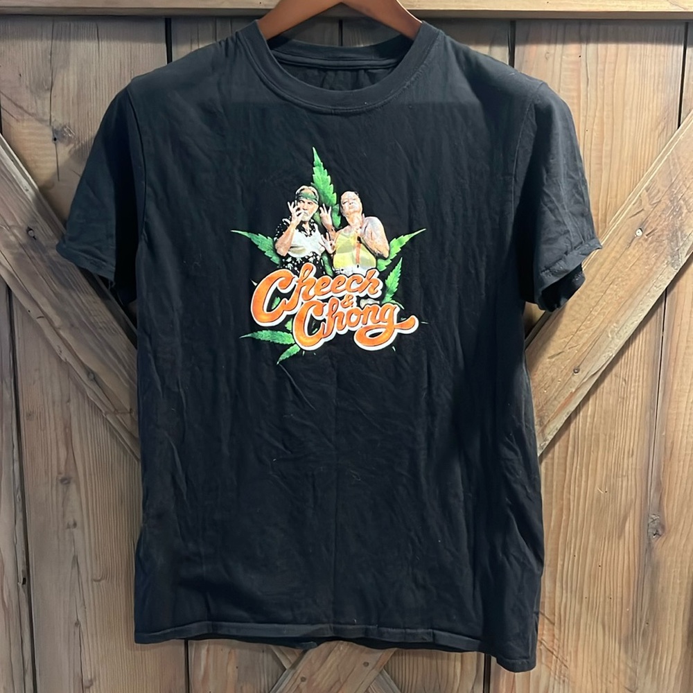 Mens Chech & Chong Print Short Sleeve T-Shirt Size M